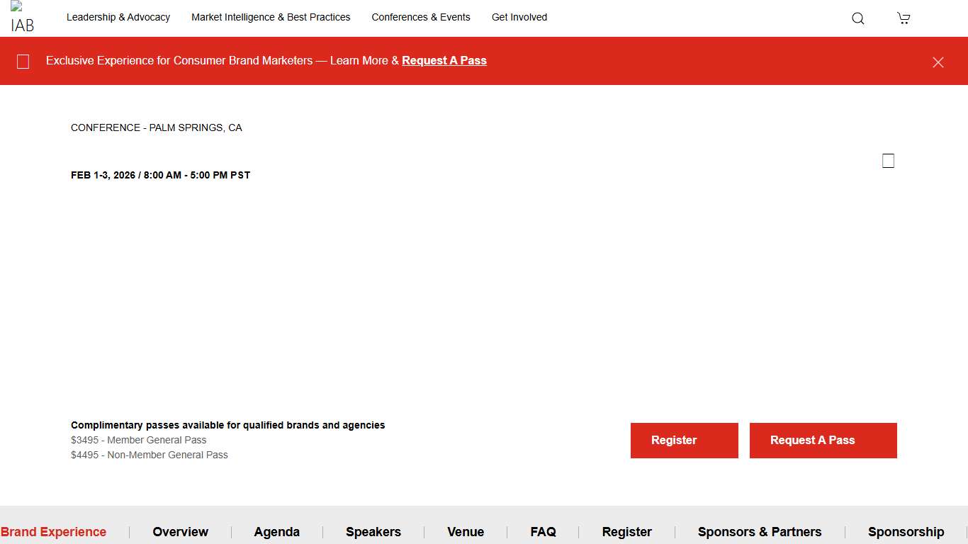 Interactive Advertising Bureau | 2026 IAB ALM